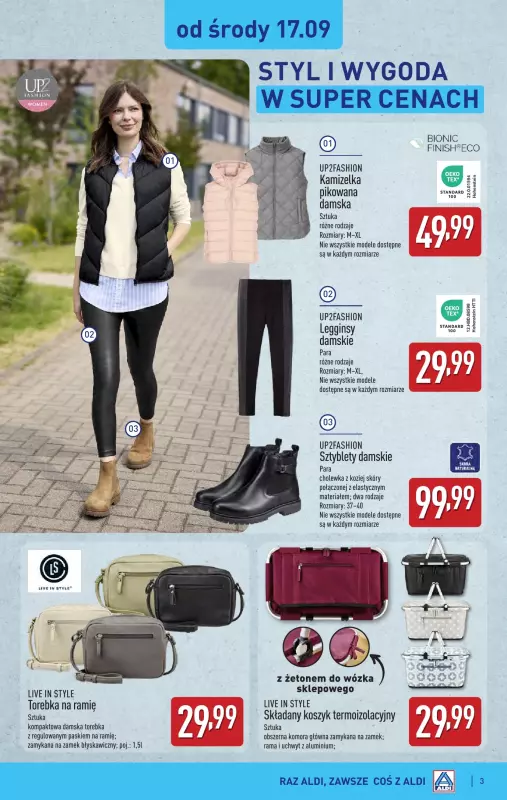 Aldi - gazetka promocyjna Aldi ma to coś! od środy 17.09 do soboty 20.09 - strona 3