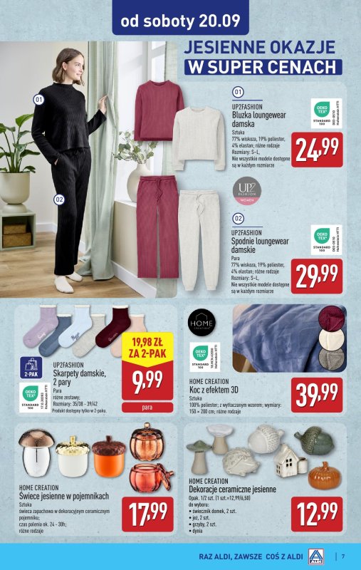 Aldi - gazetka promocyjna Aldi ma to coś! od środy 17.09 do soboty 20.09 - strona 7