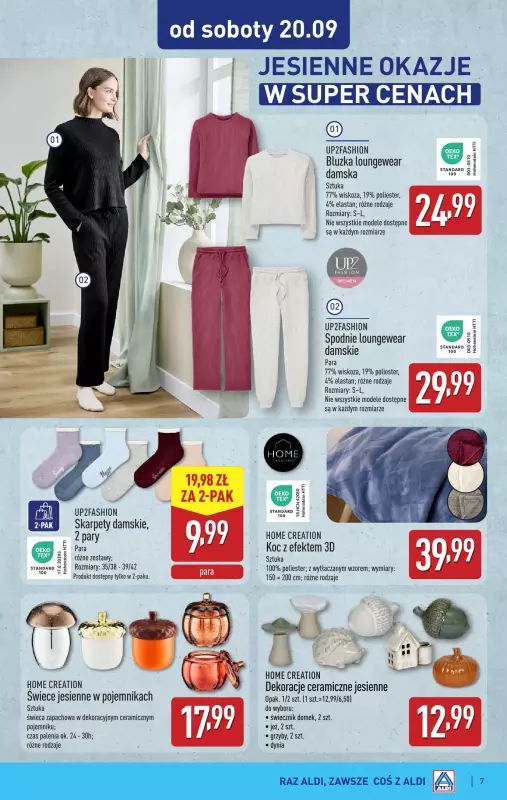 Aldi - gazetka promocyjna Aldi ma to coś! od środy 17.09 do soboty 20.09 - strona 7