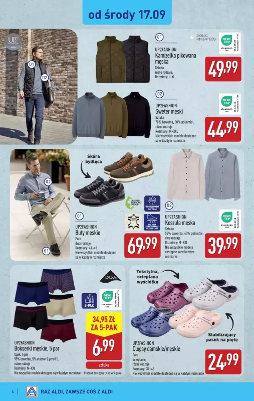 Aldi - gazetka promocyjna Aldi ma to coś! od środy 17.09 do soboty 20.09 - strona 4