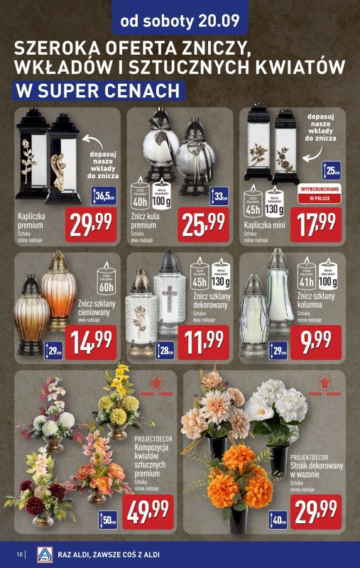 Aldi - gazetka promocyjna Aldi ma to coś! od środy 17.09 do soboty 20.09 - strona 10
