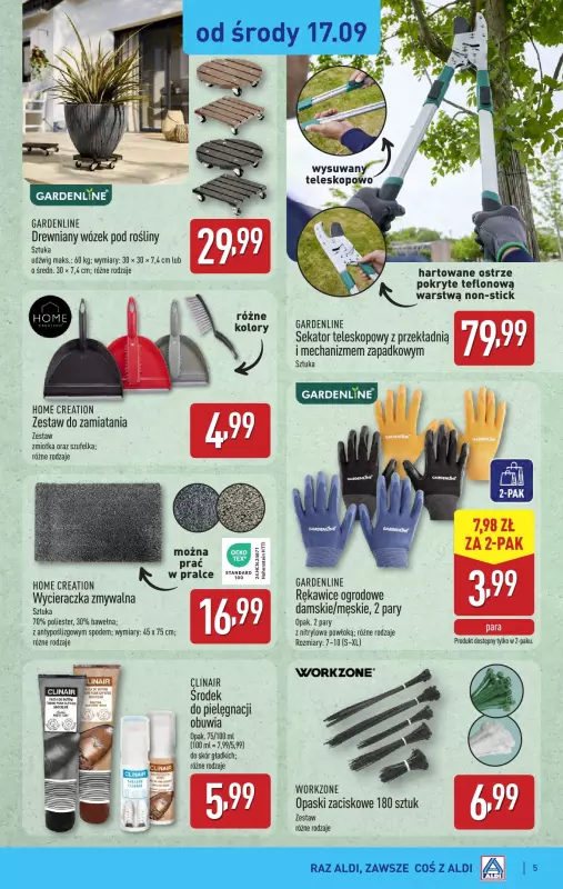Aldi - gazetka promocyjna Aldi ma to coś! od środy 17.09 do soboty 20.09 - strona 5