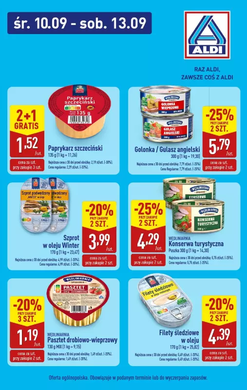 Aldi - gazetka promocyjna Super ceny Aldi! od czwartku 11.09 do soboty 13.09 - strona 2