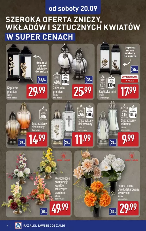 Aldi - gazetka promocyjna Super oferta już od soboty w Aldi! od soboty 20.09 do piątku 26.09 - strona 6