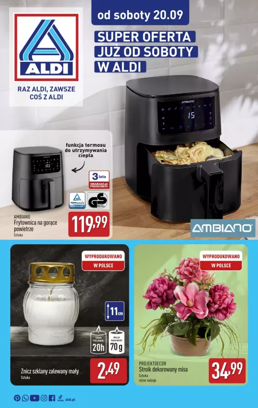 Aldi - gazetka promocyjna Super oferta już od soboty w Aldi!  