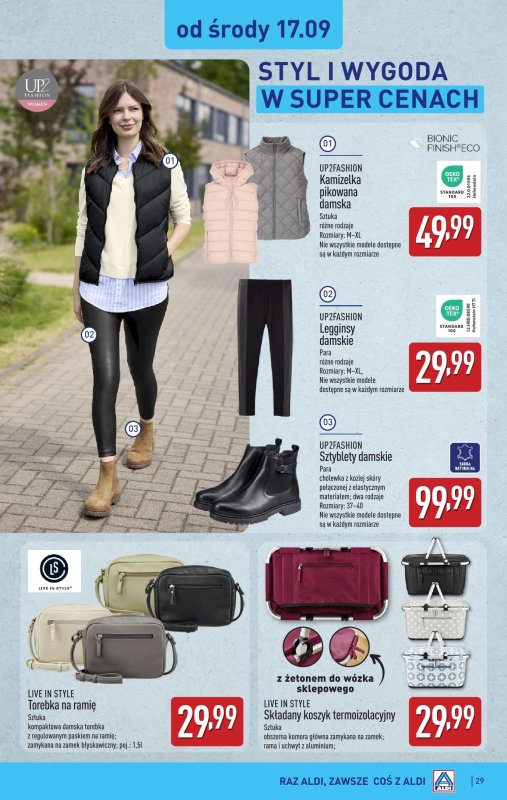 Aldi - gazetka promocyjna Pełny katalog! od poniedziałku 15.09 do soboty 20.09 - strona 29