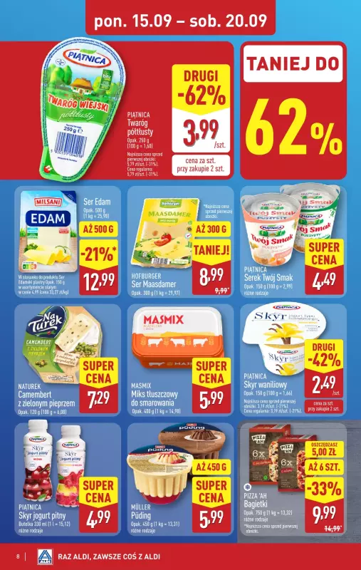 Aldi - gazetka promocyjna Pełny katalog! od poniedziałku 15.09 do soboty 20.09 - strona 8