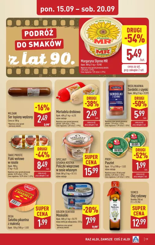 Aldi - gazetka promocyjna Pełny katalog! od poniedziałku 15.09 do soboty 20.09 - strona 19