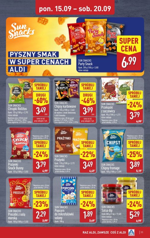 Aldi - gazetka promocyjna Pełny katalog! od poniedziałku 15.09 do soboty 20.09 - strona 11