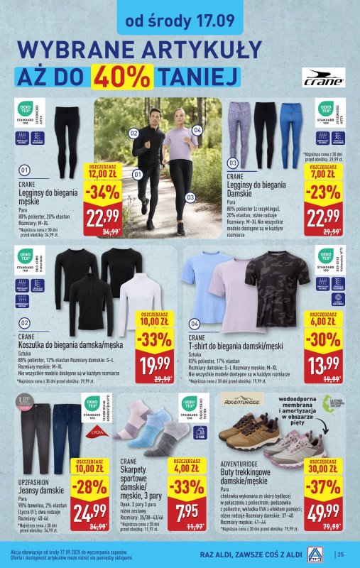 Aldi - gazetka promocyjna Pełny katalog! od poniedziałku 15.09 do soboty 20.09 - strona 25