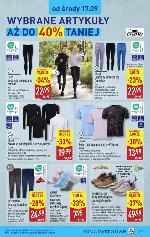 Aldi - gazetka promocyjna Pełny katalog! od poniedziałku 15.09 do soboty 20.09 - strona 25