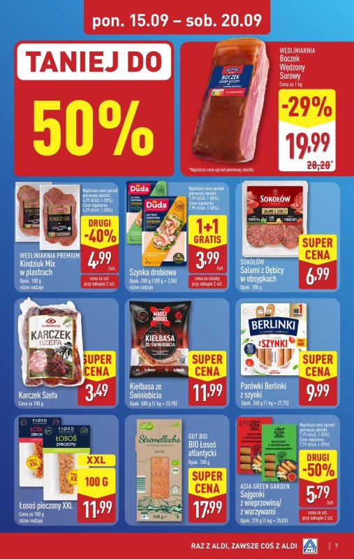 Aldi - gazetka promocyjna Pełny katalog! od poniedziałku 15.09 do soboty 20.09 - strona 7