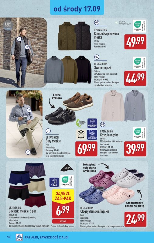 Aldi - gazetka promocyjna Pełny katalog! od poniedziałku 15.09 do soboty 20.09 - strona 30