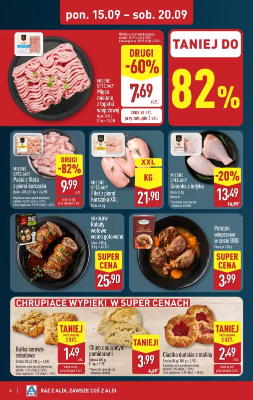 Aldi - gazetka promocyjna Pełny katalog! od poniedziałku 15.09 do soboty 20.09 - strona 6
