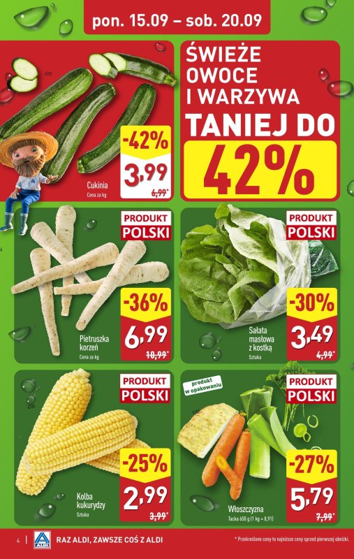 Aldi - gazetka promocyjna Pełny katalog! od poniedziałku 15.09 do soboty 20.09 - strona 4