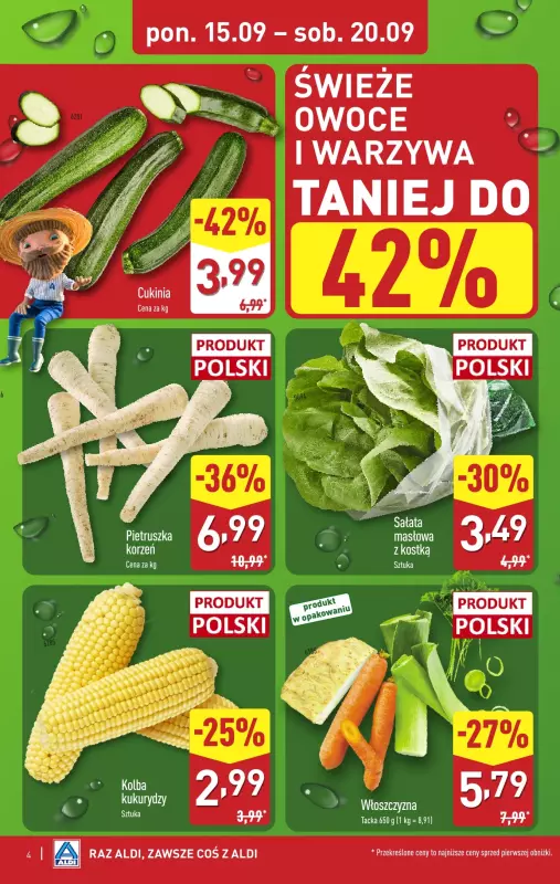Aldi - gazetka promocyjna Pełny katalog! od poniedziałku 15.09 do soboty 20.09 - strona 4