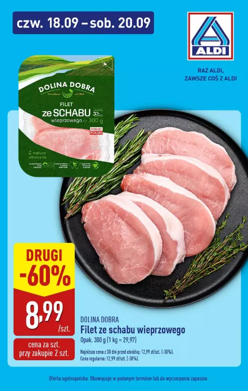 Aldi - gazetka promocyjna Weekend super cen w Aldi! od czwartku 18.09 do soboty 20.09 - strona 7