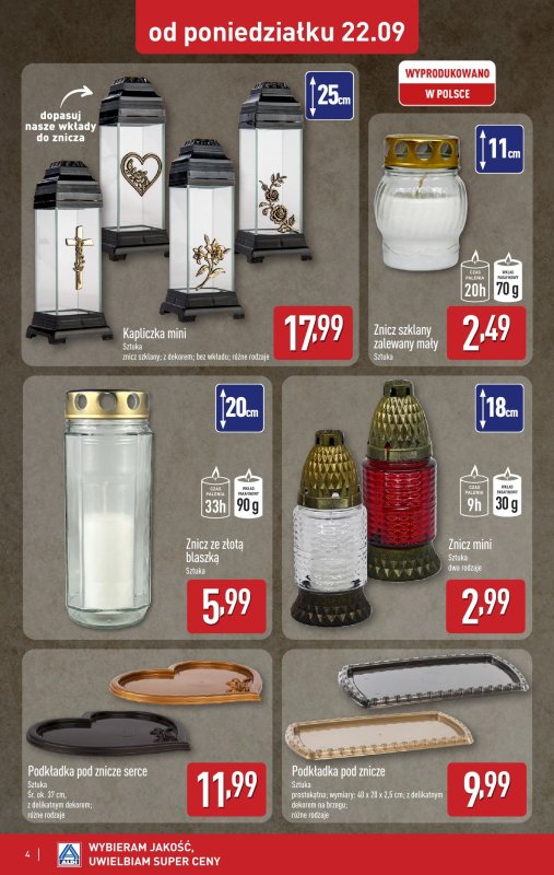 Aldi - gazetka promocyjna Aldi ma to coś! od poniedziałku 22.09 do soboty 27.09 - strona 4