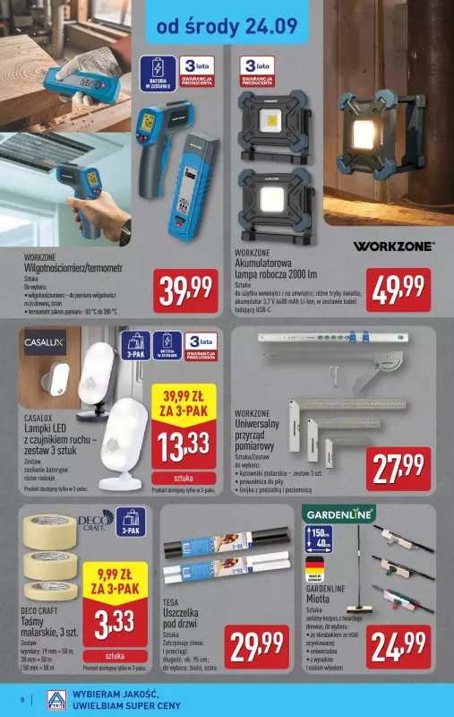 Aldi - gazetka promocyjna Aldi ma to coś! od poniedziałku 22.09 do soboty 27.09 - strona 8