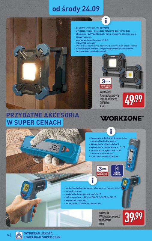 Aldi - gazetka promocyjna Aldi ma to coś! od poniedziałku 22.09 do soboty 27.09 - strona 10