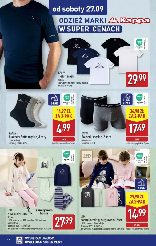 Aldi - gazetka promocyjna Aldi ma to coś! od poniedziałku 22.09 do soboty 27.09 - strona 12