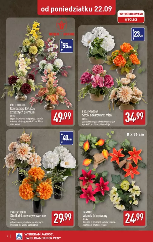 Aldi - gazetka promocyjna Aldi ma to coś! od poniedziałku 22.09 do soboty 27.09 - strona 6