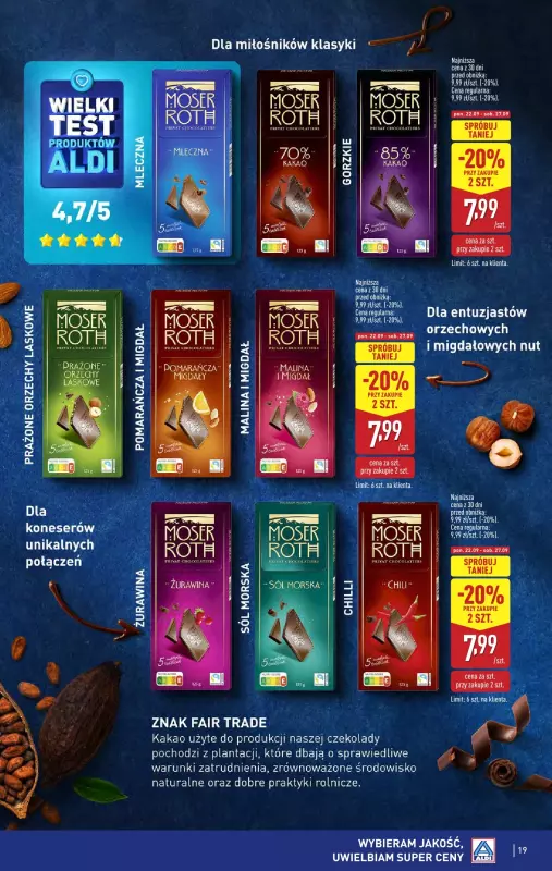 Aldi - gazetka promocyjna Pełny katalog! od poniedziałku 22.09 do soboty 27.09 - strona 19