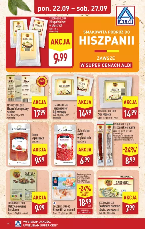 Aldi - gazetka promocyjna Pełny katalog! od poniedziałku 22.09 do soboty 27.09 - strona 14