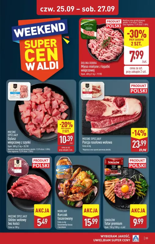 Aldi - gazetka promocyjna Pełny katalog! od poniedziałku 22.09 do soboty 27.09 - strona 33