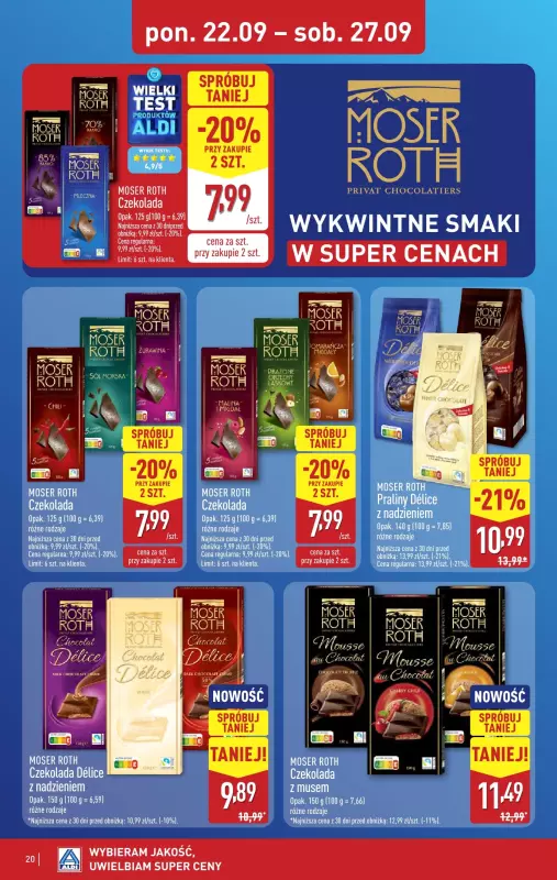 Aldi - gazetka promocyjna Pełny katalog! od poniedziałku 22.09 do soboty 27.09 - strona 20