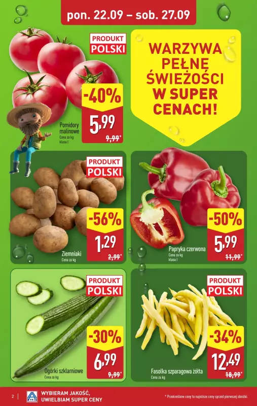 Aldi - gazetka promocyjna Pełny katalog! od poniedziałku 22.09 do soboty 27.09 - strona 2