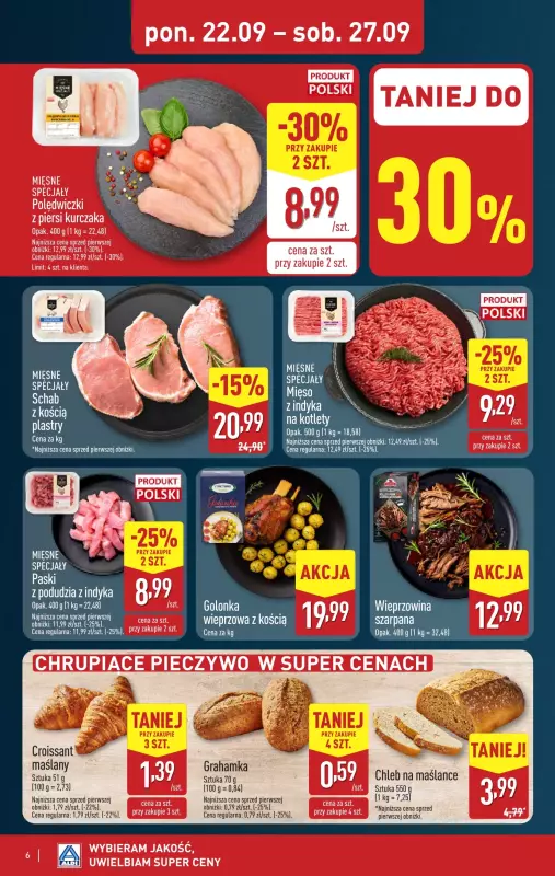 Aldi - gazetka promocyjna Pełny katalog! od poniedziałku 22.09 do soboty 27.09 - strona 6