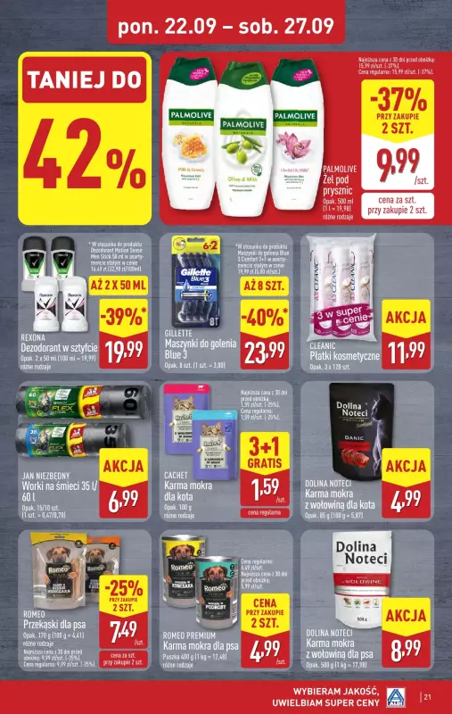 Aldi - gazetka promocyjna Pełny katalog! od poniedziałku 22.09 do soboty 27.09 - strona 21