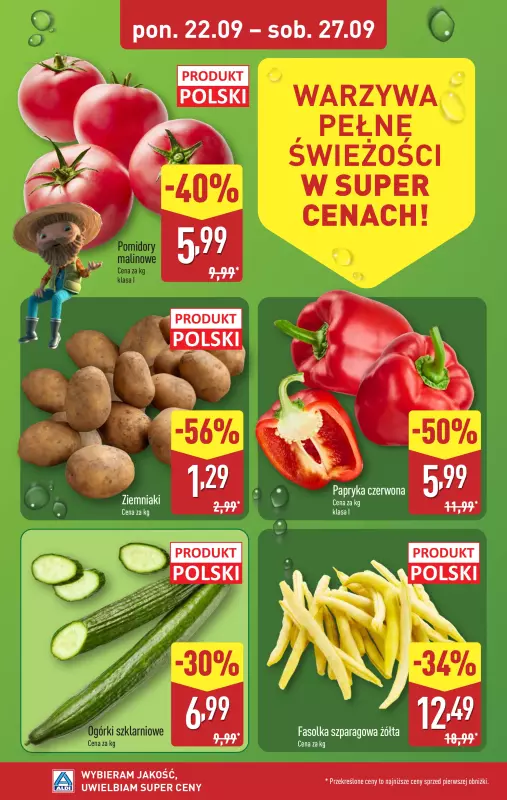 Aldi - gazetka promocyjna Farmer Aldik poleca! od poniedziałku 22.09 do soboty 27.09 - strona 2