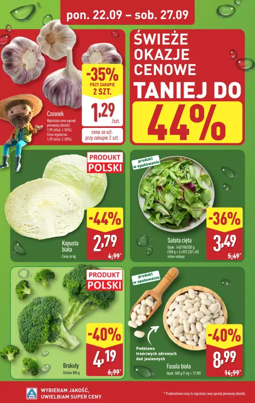 Aldi - gazetka promocyjna Farmer Aldik poleca! od poniedziałku 22.09 do soboty 27.09 - strona 4