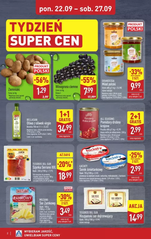 Aldi - gazetka promocyjna Weekend super cen w Aldi! od czwartku 25.09 do soboty 27.09 - strona 2
