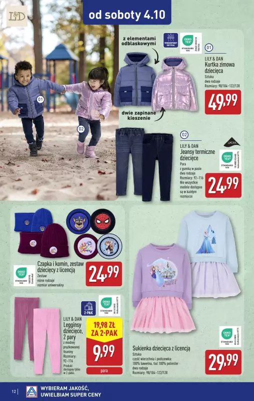Aldi - gazetka promocyjna Aldi ma to coś! od poniedziałku 29.09 do soboty 04.10 - strona 12