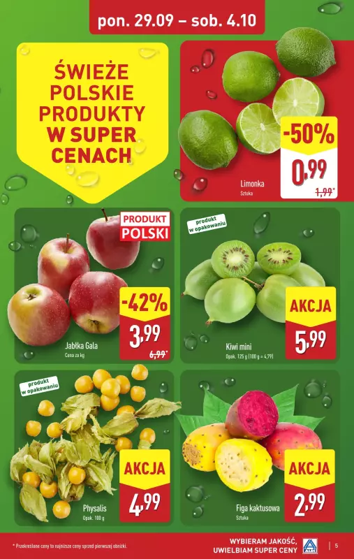 Aldi - gazetka promocyjna Pełny katalog! od niedzieli 28.09 do soboty 04.10 - strona 5