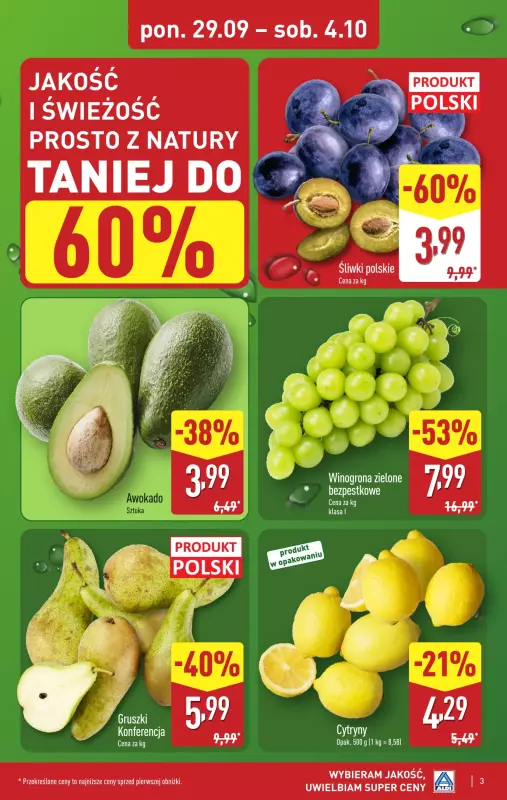 Aldi - gazetka promocyjna Pełny katalog! od niedzieli 28.09 do soboty 04.10 - strona 3
