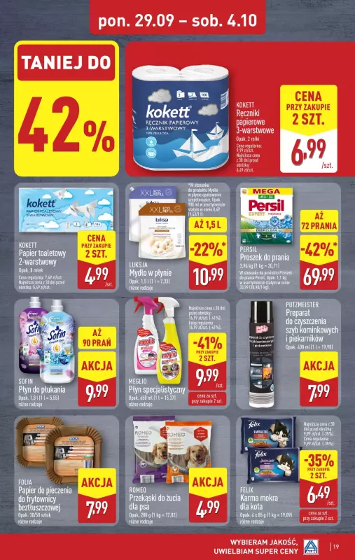 Aldi - gazetka promocyjna Pełny katalog! od niedzieli 28.09 do soboty 04.10 - strona 19