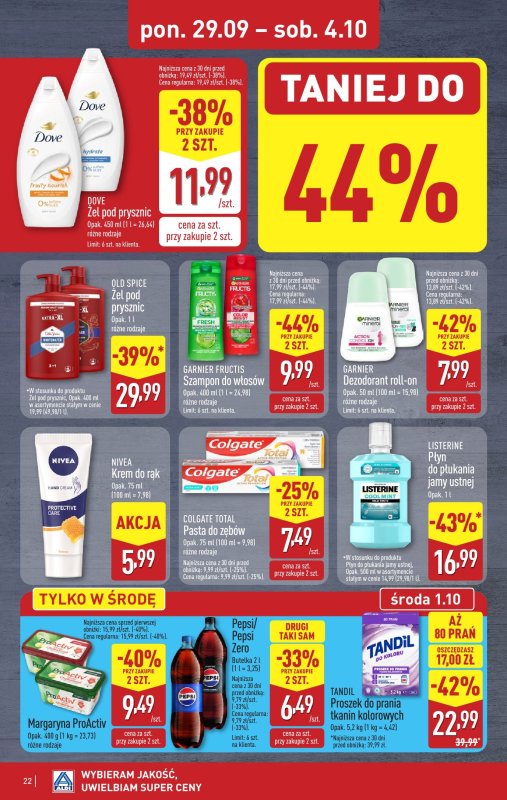 Aldi - gazetka promocyjna Pełny katalog! od niedzieli 28.09 do soboty 04.10 - strona 22
