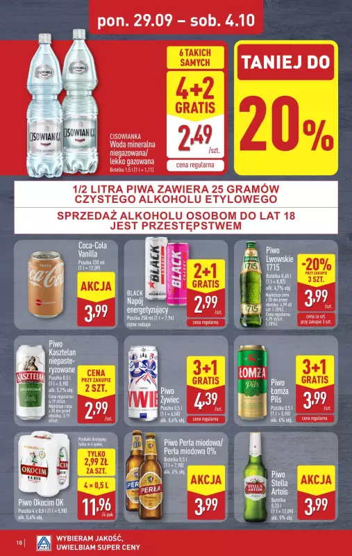 Aldi - gazetka promocyjna Pełny katalog! od niedzieli 28.09 do soboty 04.10 - strona 18