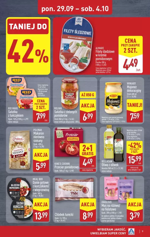 Aldi - gazetka promocyjna Pełny katalog! od niedzieli 28.09 do soboty 04.10 - strona 9