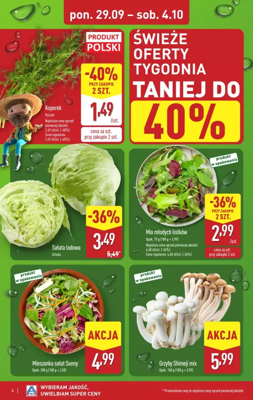 Aldi - gazetka promocyjna Pełny katalog! od niedzieli 28.09 do soboty 04.10 - strona 4