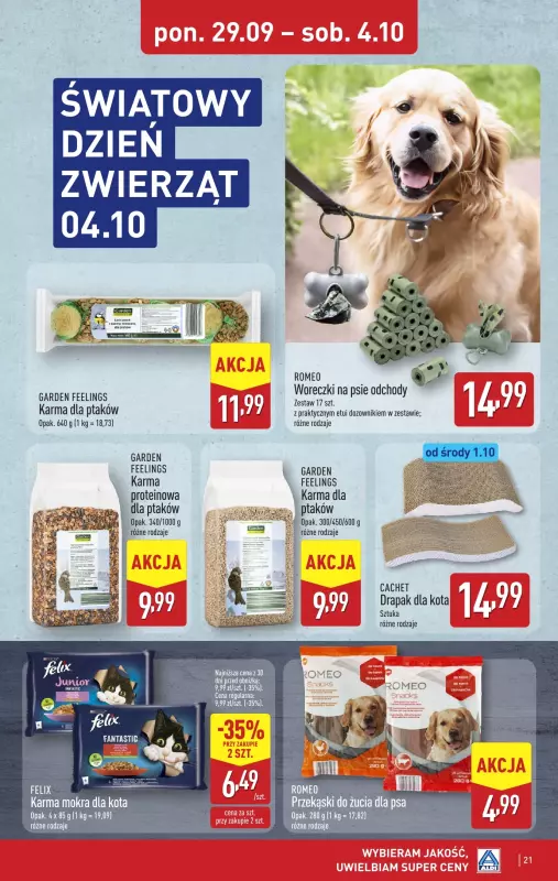 Aldi - gazetka promocyjna Pełny katalog! od niedzieli 28.09 do soboty 04.10 - strona 21