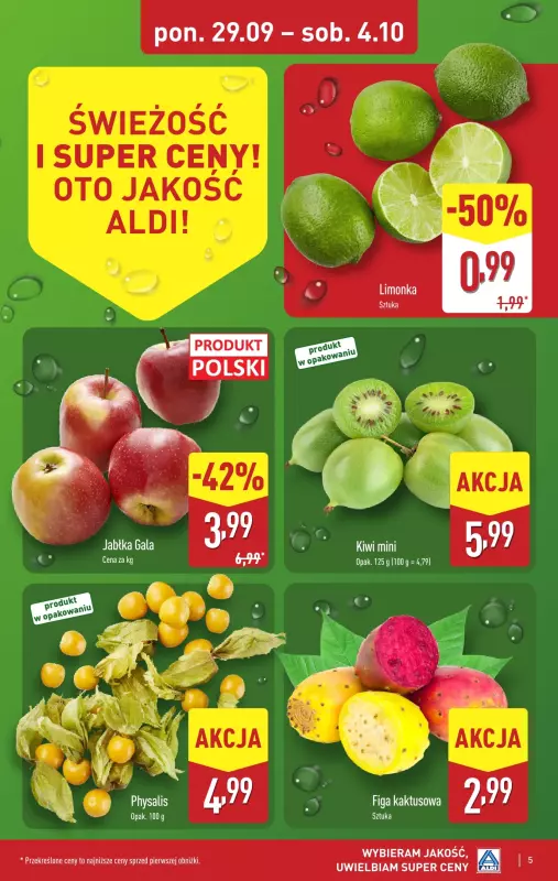Aldi - gazetka promocyjna Pełny katalog! od niedzieli 28.09 do soboty 04.10 - strona 5