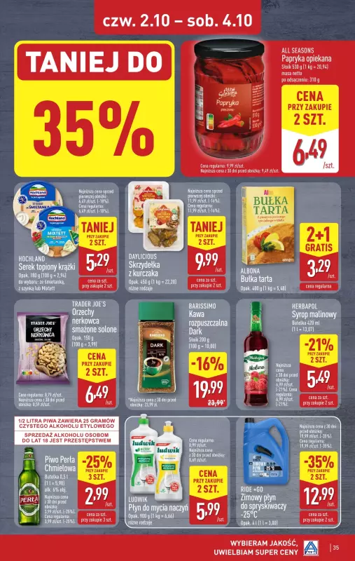 Aldi - gazetka promocyjna Pełny katalog! od niedzieli 28.09 do soboty 04.10 - strona 35