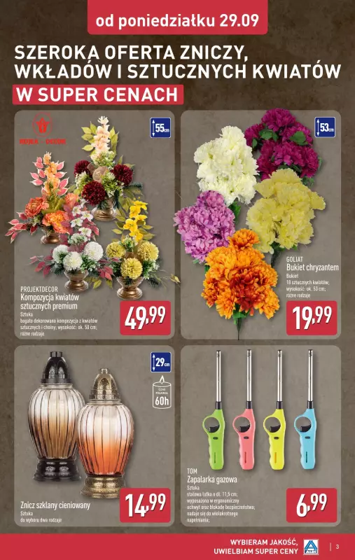 Aldi - gazetka promocyjna Światełko pamięci   - strona 3