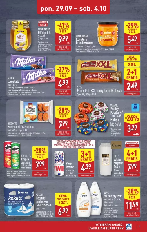 Aldi - gazetka promocyjna Weekend super cen w Aldi! od czwartku 02.10 do soboty 04.10 - strona 3