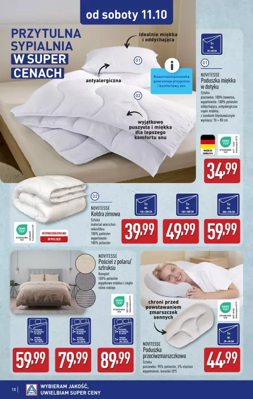 Aldi - gazetka promocyjna Aldi ma to coś! od poniedziałku 06.10 do soboty 11.10 - strona 10